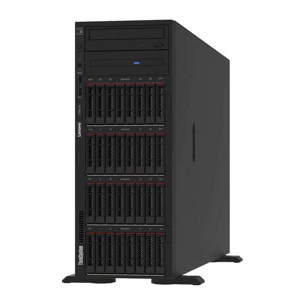 ST650 V3 Madrid 32x25 front angled left Lenovo ThinkSystem ST650 V3 Server