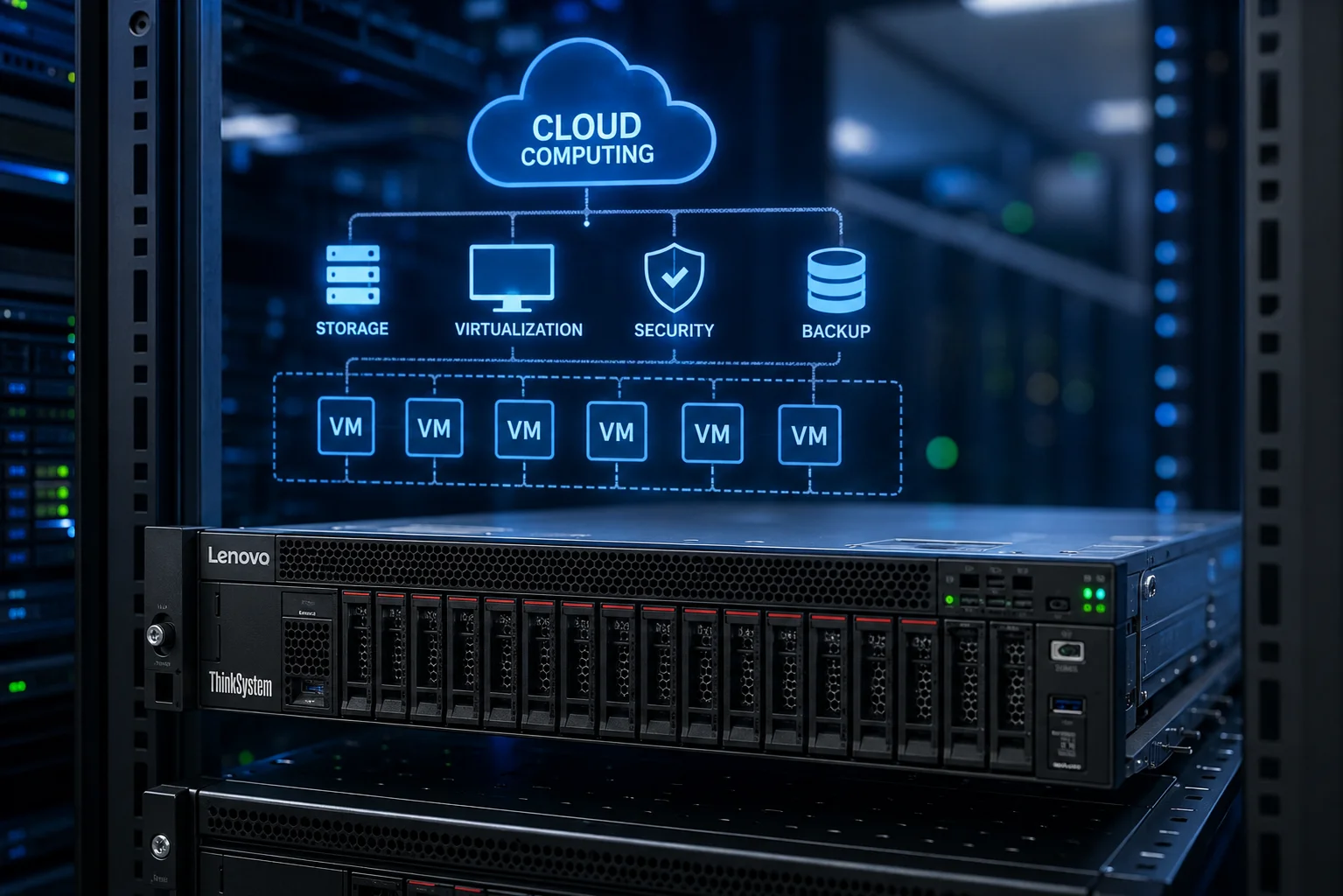 چگونه سرور Lenovo را برای مجازی&zwnj;سازی و Cloud آماده کنیم؟