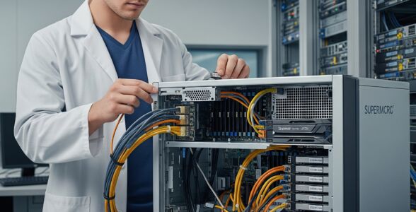 راهنمای جامع راه‌اندازی سرور سوپرمیکرو 2 تامین تجهیزات مراکز داده آرمان