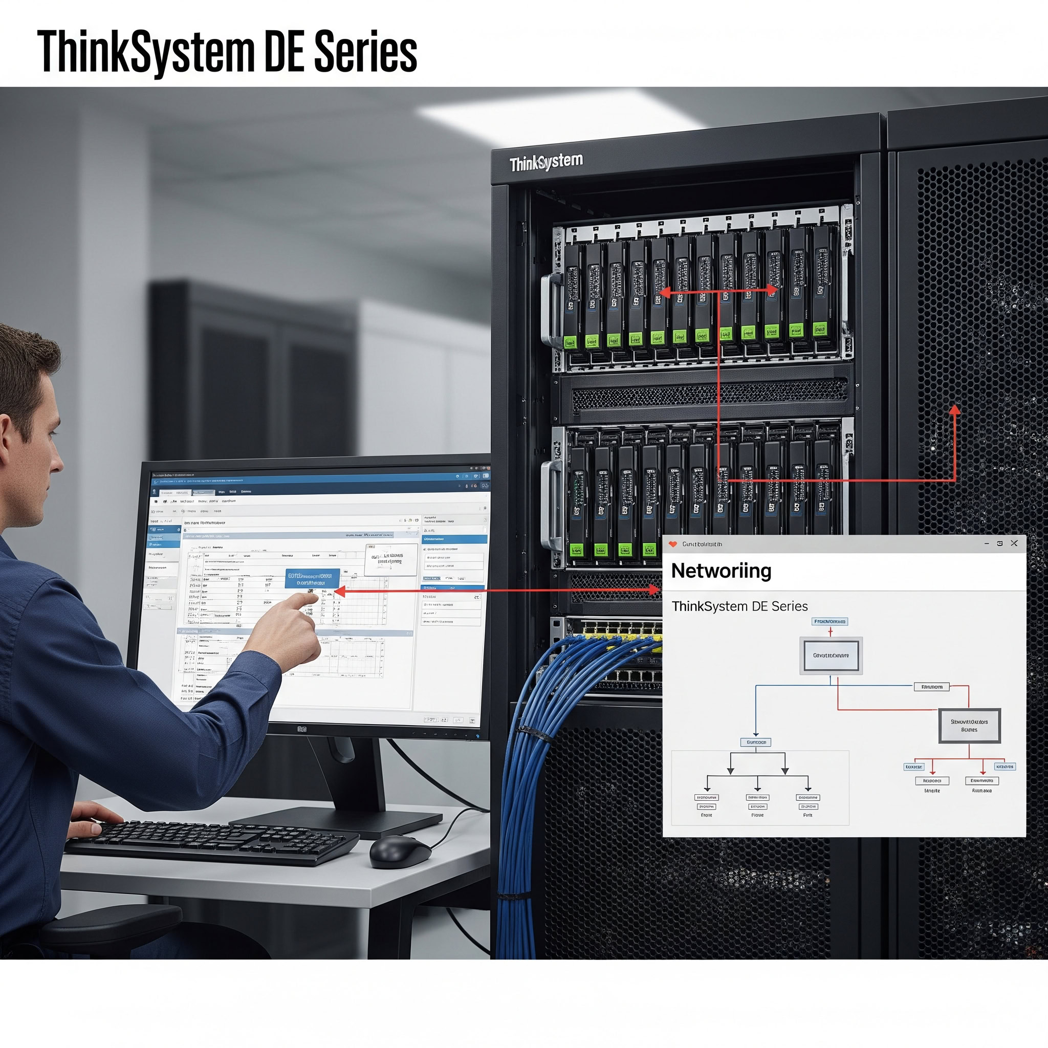 راهنمای جامع پیکربندی استوریج Lenovo ThinkSystem DE Series 1 راهنمای جامع پیکربندی استوریج Lenovo ThinkSystem DE Series