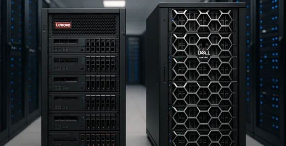 مقایسه سرورهای lenovo با Dell PowerEdge در مراکز داده