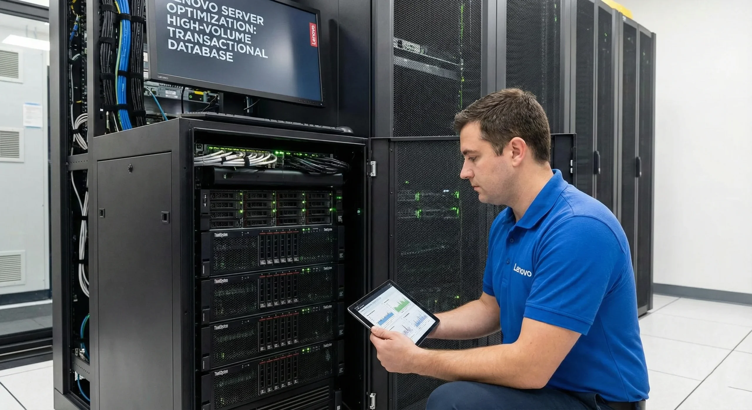 بهینه‌سازی سرورهای لنوو برای پایگاه‌های داده تراکنشی سنگین