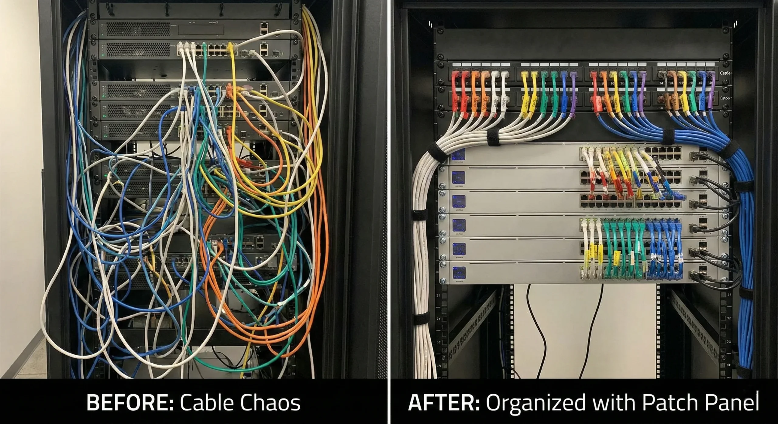 اهمیت پچ‌پنل‌ها و نحوه انتخاب آن‌ها برای اتاق سرور