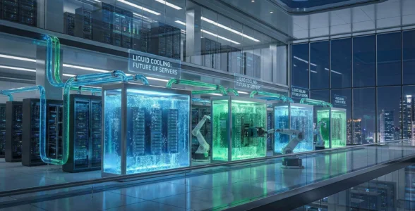 خنک سازی مایع سرور آینده ی خنک کننده ی سرورها و دیتاسنترها