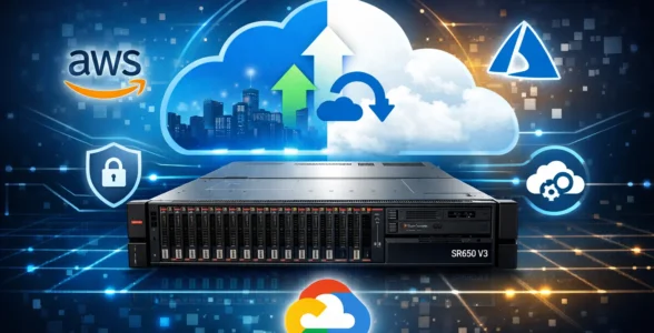 نقش سرور Lenovo SR650 V3 در استقرار زیرساخت Hybrid Cloud