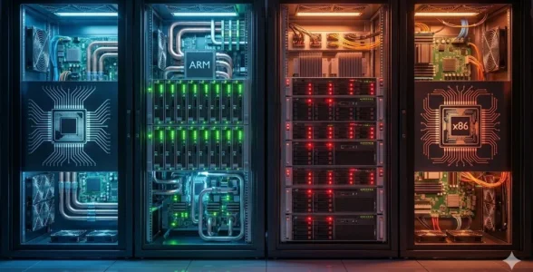 سرورهای ARM در مقابل x86