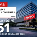 Lenovo در رتبه ۵۱ فهرست برترین شرکت‌های جهان در سال ۲۰۲۶